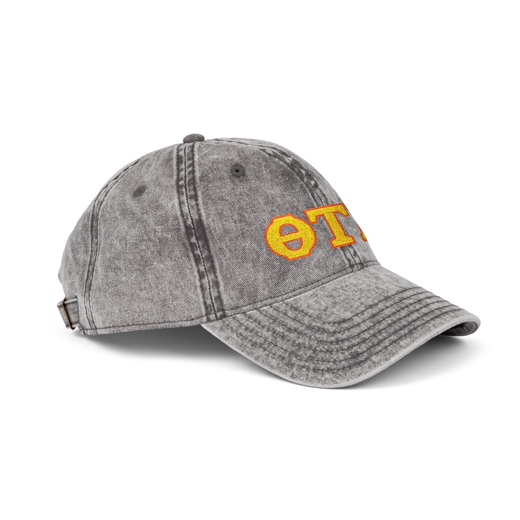 ΘΤΕ Distressed Baseball Hat