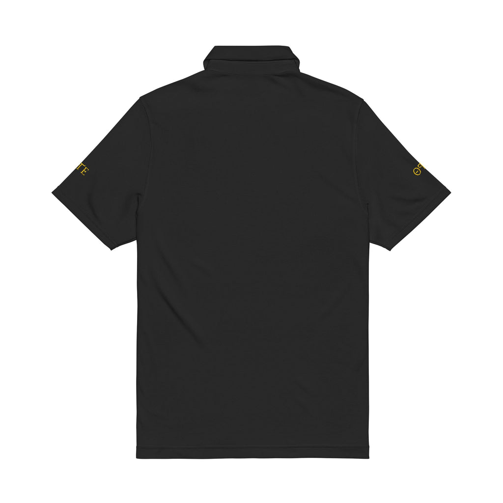 Men's White Embroidered Polo Shirt – Gold Crest Under Armour