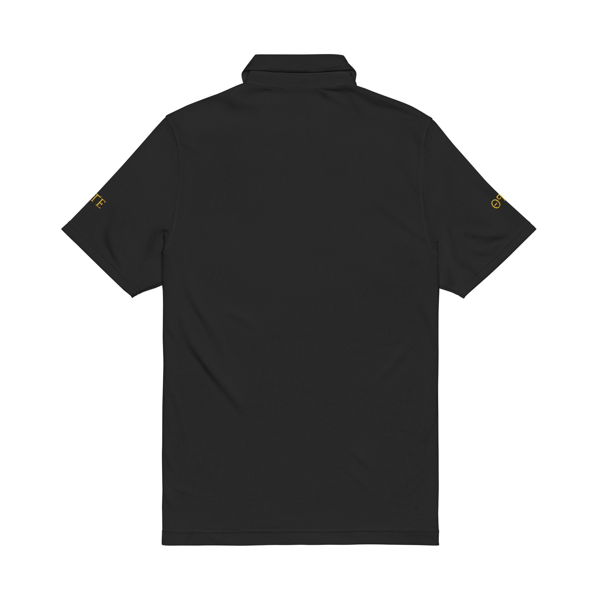 Men's White Embroidered Polo Shirt – Gold Crest Under Armour