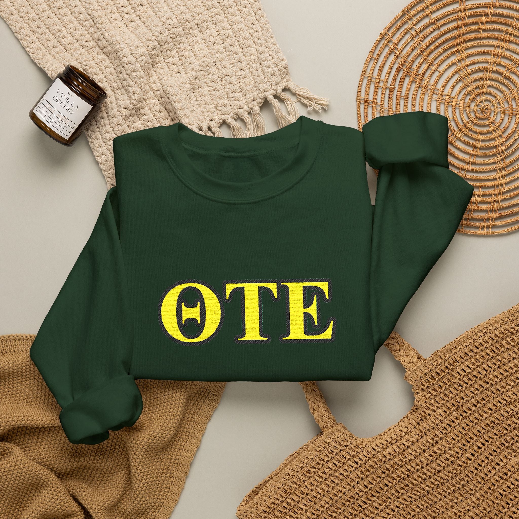 ΘΤΕ Embroidered Pullover